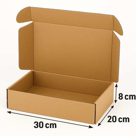 Boite E-commerce Kraft - 30x20x8 cm