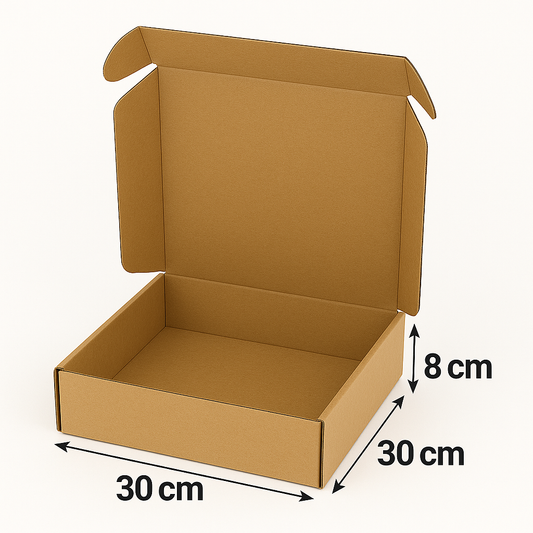 Boite E-commerce Kraft - 30x30x8 cm