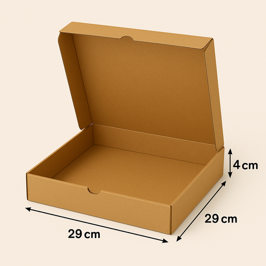 Boite Pizza Kraft -29x29x4 cm