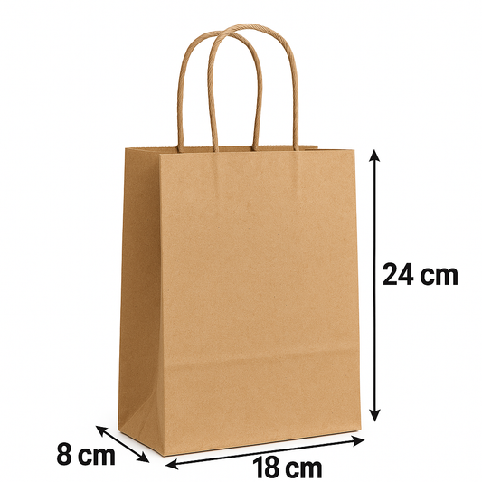 Sac Kraft - 18x24x8 cm