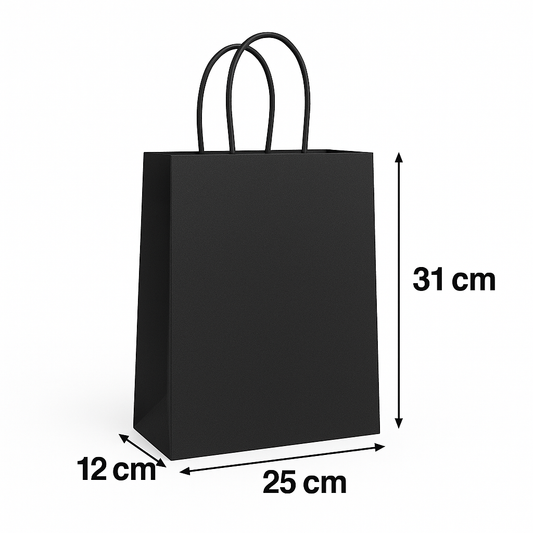 Sac Noir - 25x31x12 cm