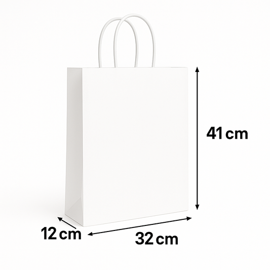 Sac Blanc - 32x41x12 cm
