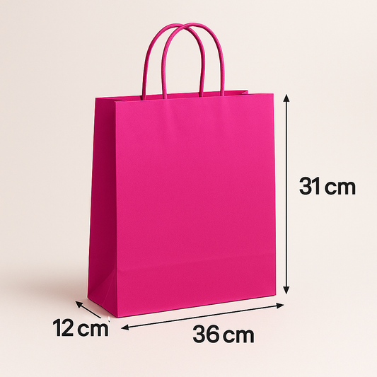 Sac Fuschia - 36x31x12 cm