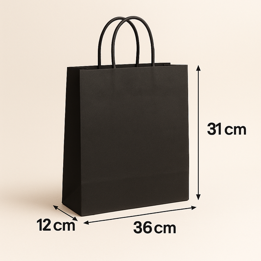 Sac Noir - 36x31x12 cm