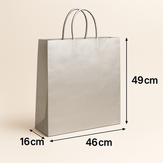 Sac Argent - 46x49x16 cm