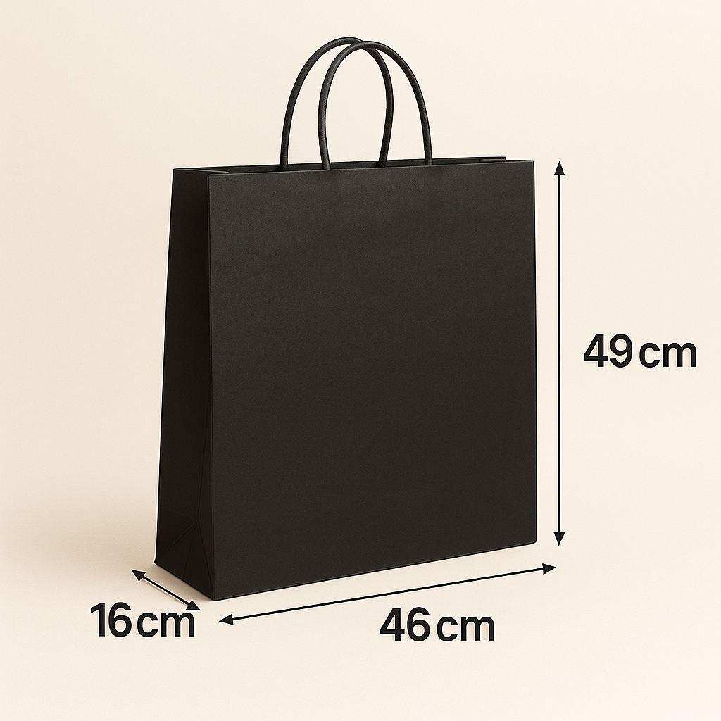 Sac Noir - 46x49x16 cm