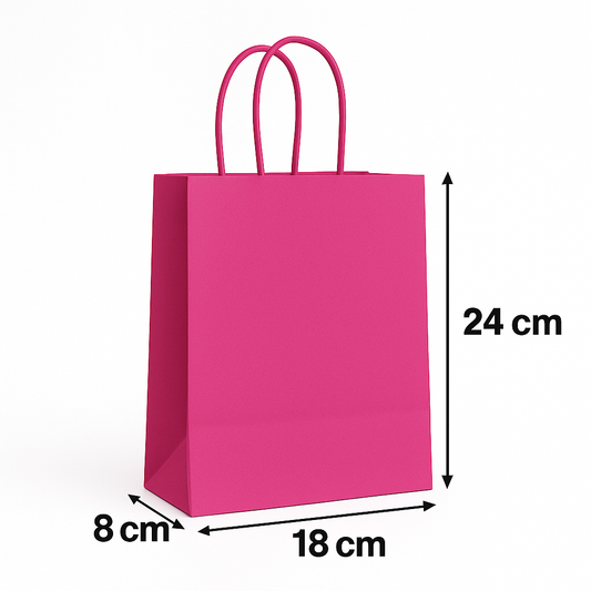 Sac Fuschia - 18x24x8 cm